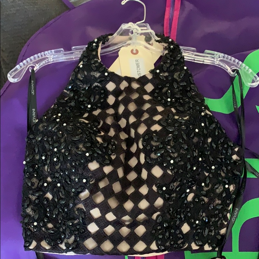 Jovani black two piece